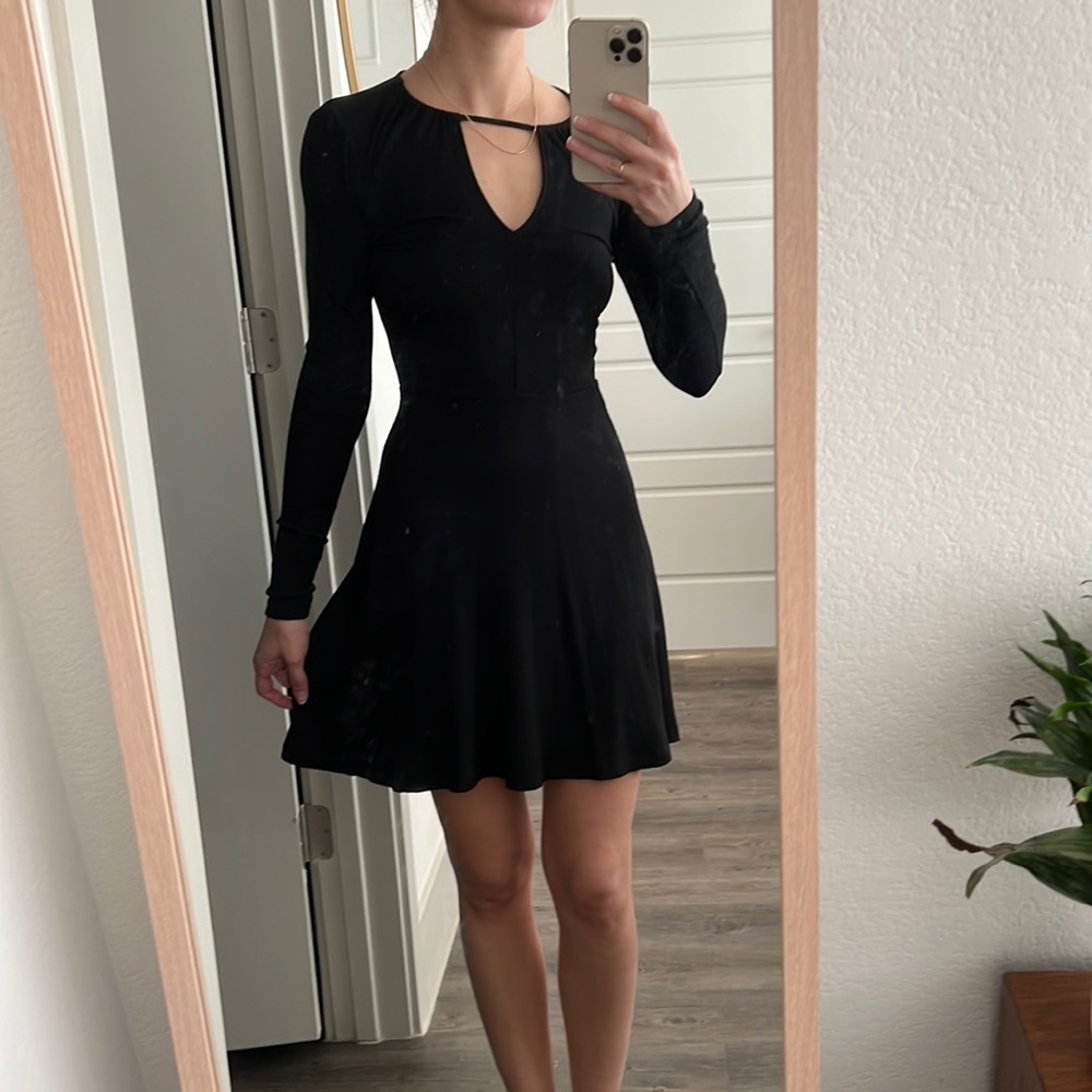 Long Sleeve Skater Dress